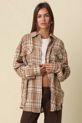 Lola Oversized Plaid Button-Up Shirt