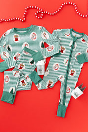 Christmas Classic Stripe Convertible Footies