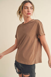 8314DN Mali Baby Tee Short Sleeve Top