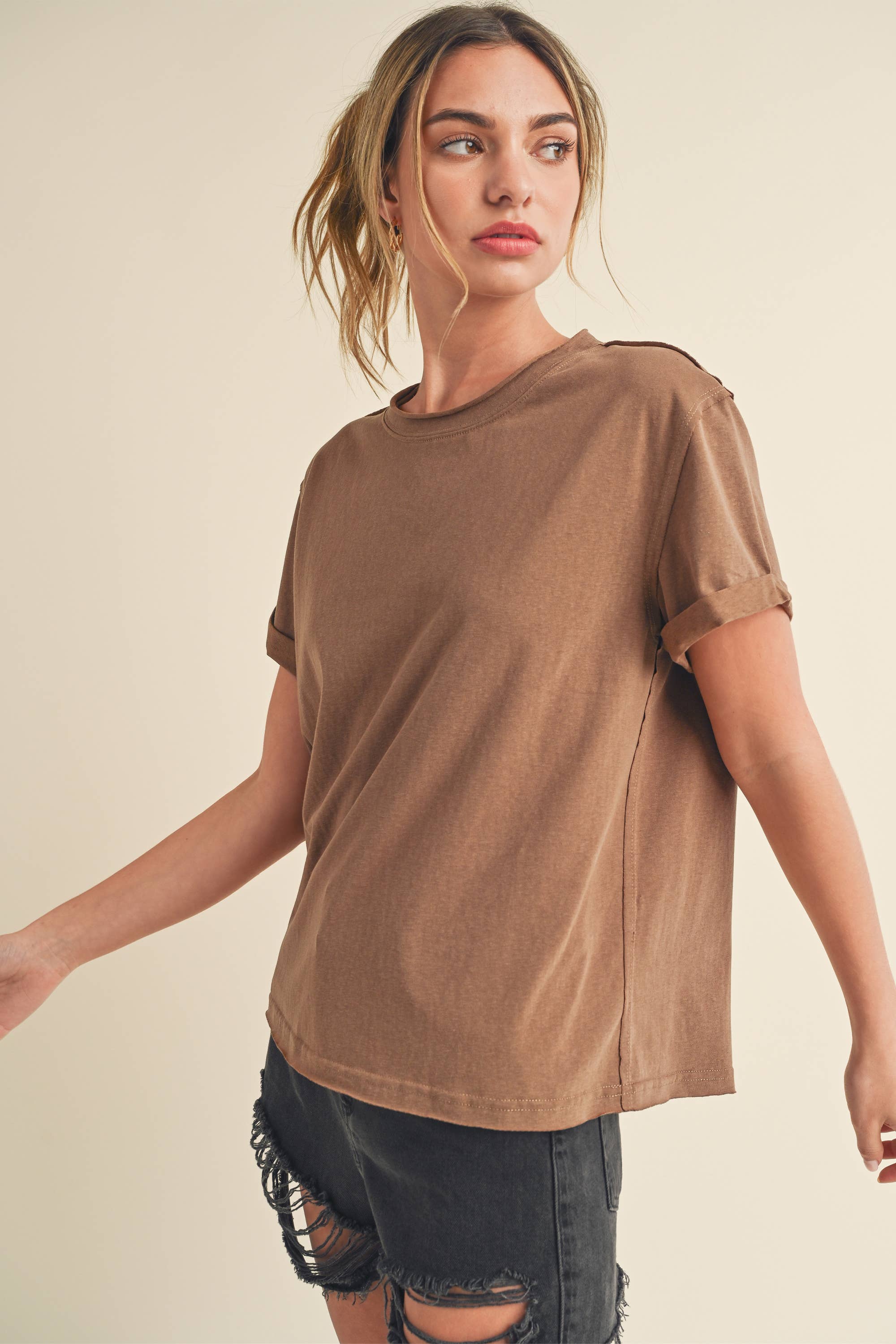 8314DN Mali Baby Tee Short Sleeve Top