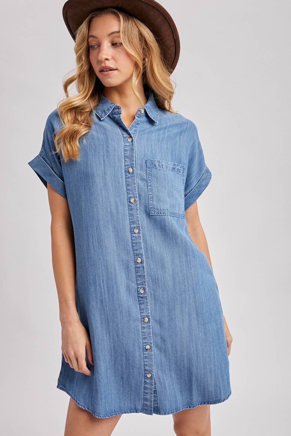 Collins Denim Shirt Dress