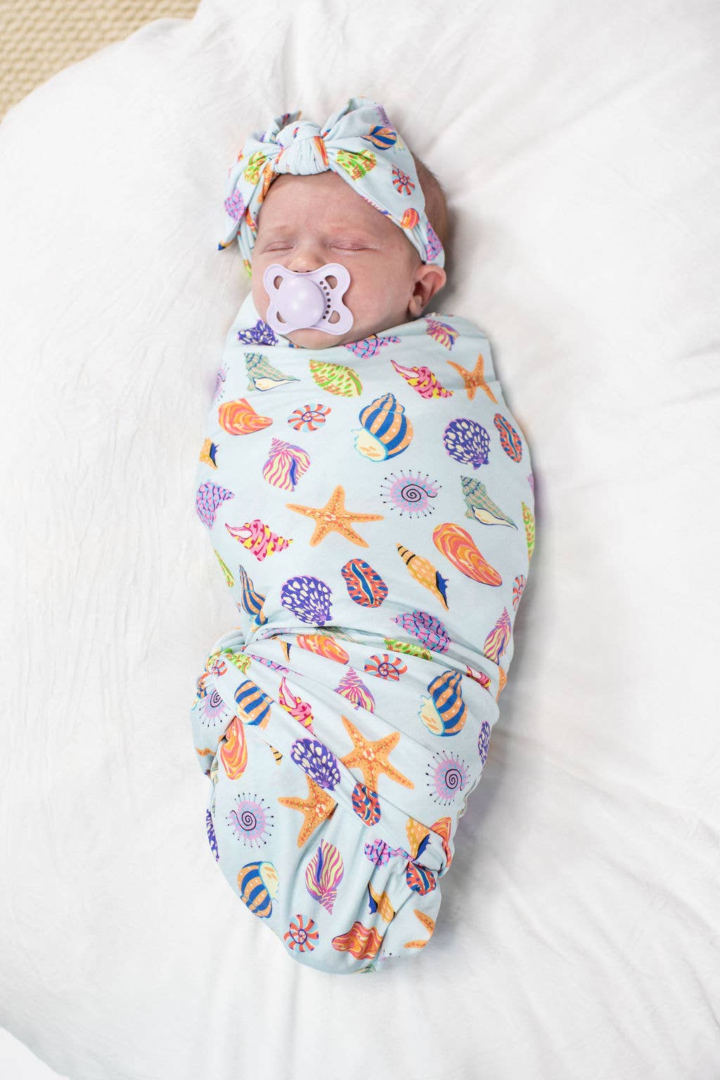 Beach Seashells Everything Blanket
