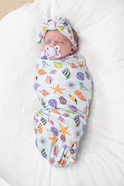 Beach Seashells Everything Blanket