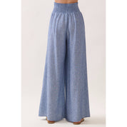 Ottilie Striped Smocked Waist Wide Leg Pants