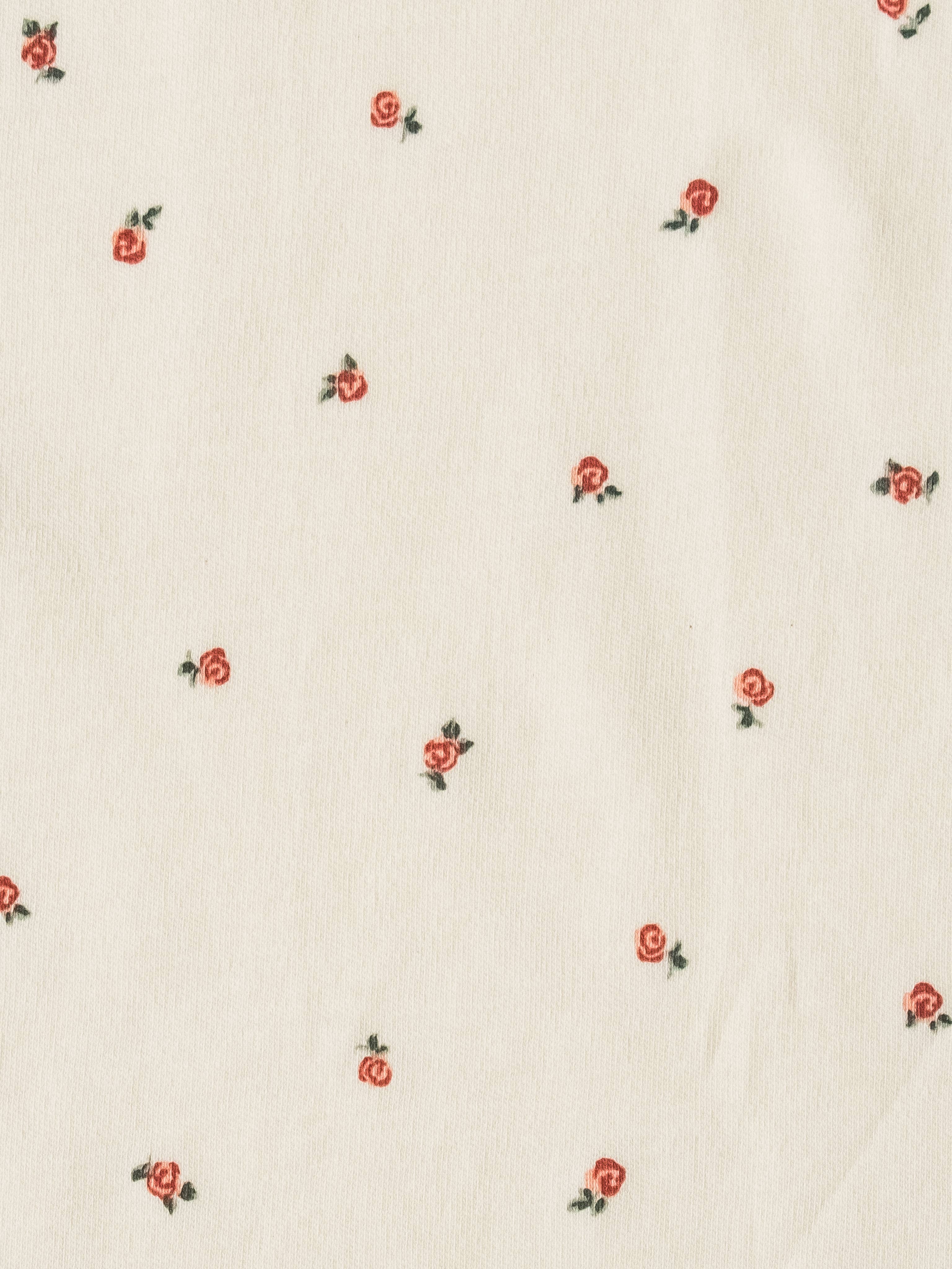 Organic Rosa Floral June Ruffle Bloomer