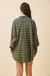 Kambrie Plaid Flannel Shirt