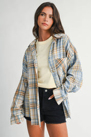 Kambrie Plaid Flannel Shirt