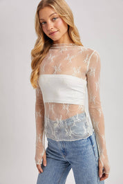 Marguerite Lace Top