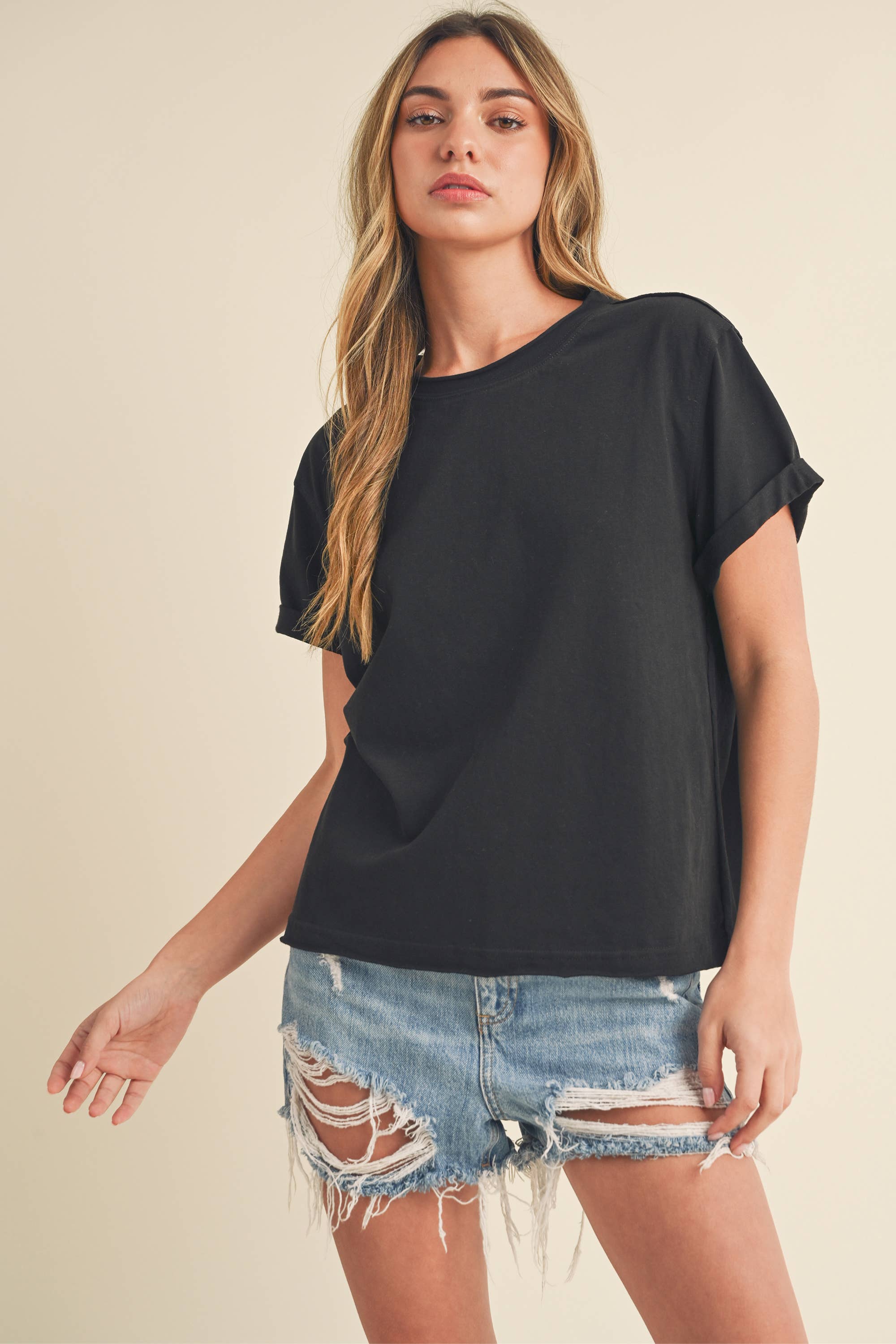 8314DN Mali Baby Tee Short Sleeve Top