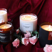 Rosewood + Amber 3-Wick Soy Candle