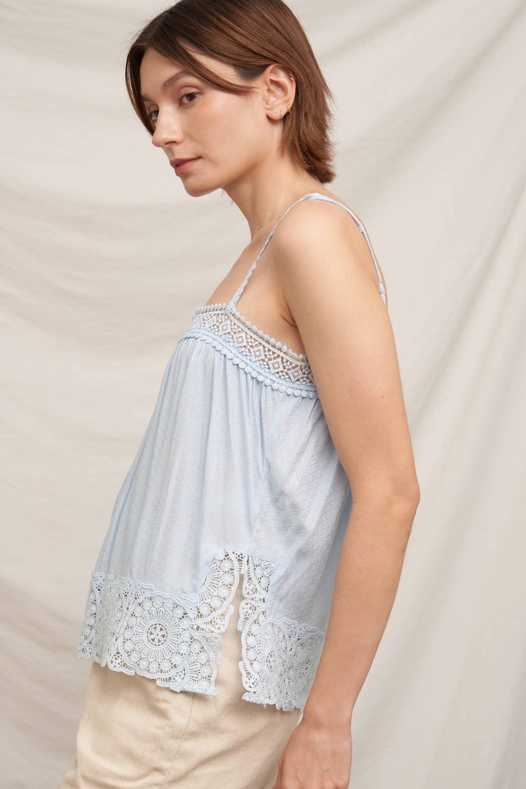 Amelia Lace Trim Cami