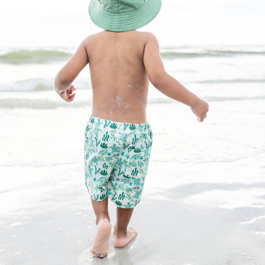 Save the Sea Turtles Boys Swim Trunks