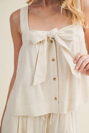 Noa Bow Detail Tank