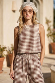 Gingham Tank