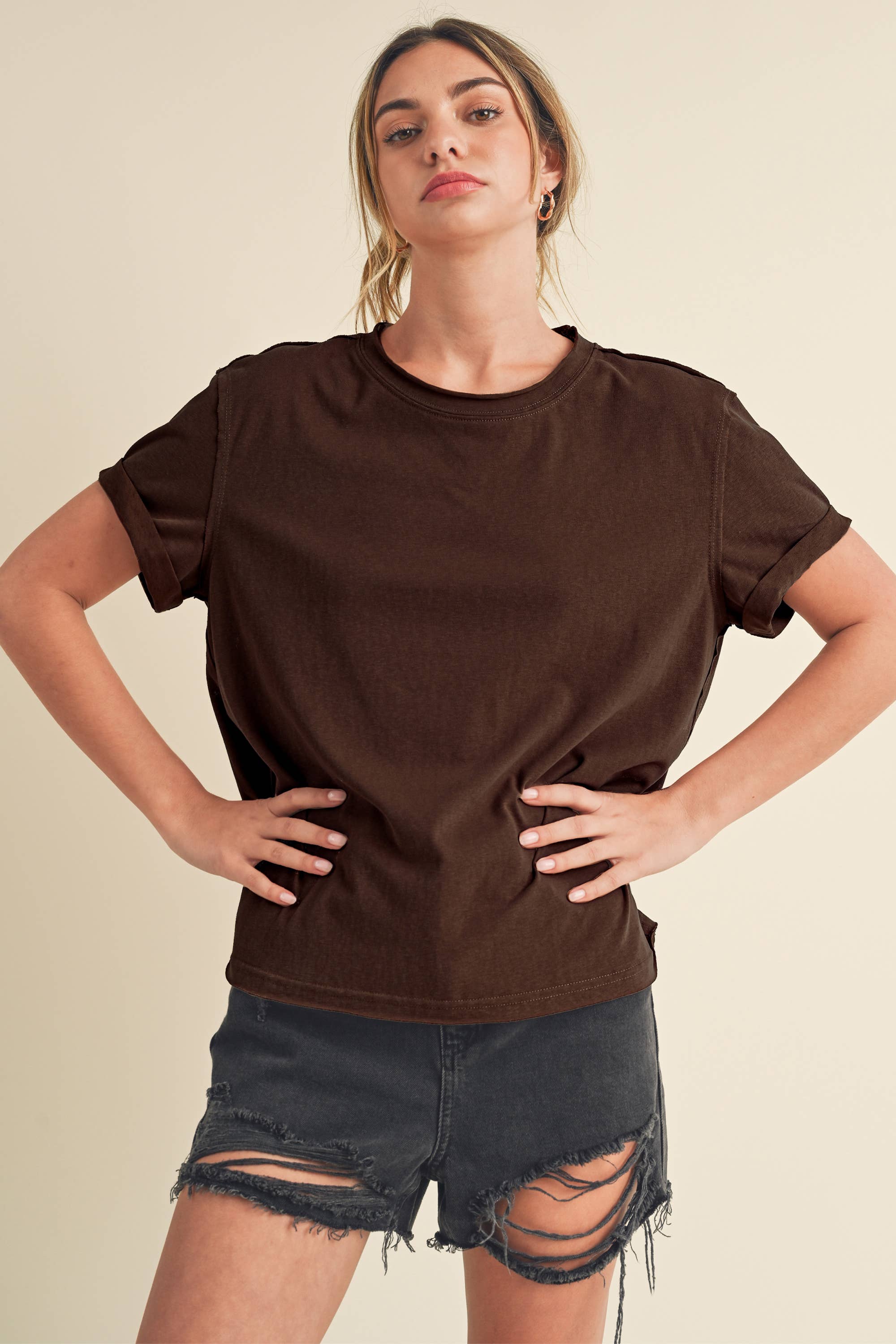 8314DN Mali Baby Tee Short Sleeve Top