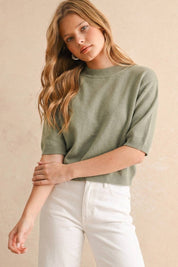 Stella Short Sleeve Sweater Top