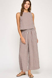 Gingham Pants