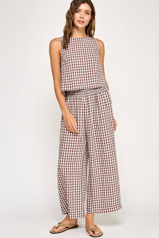 Gingham Pants