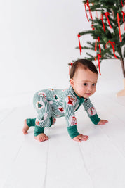 Christmas Classic Stripe Convertible Footies