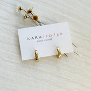 Everyday Gold Square Hoop Earrings