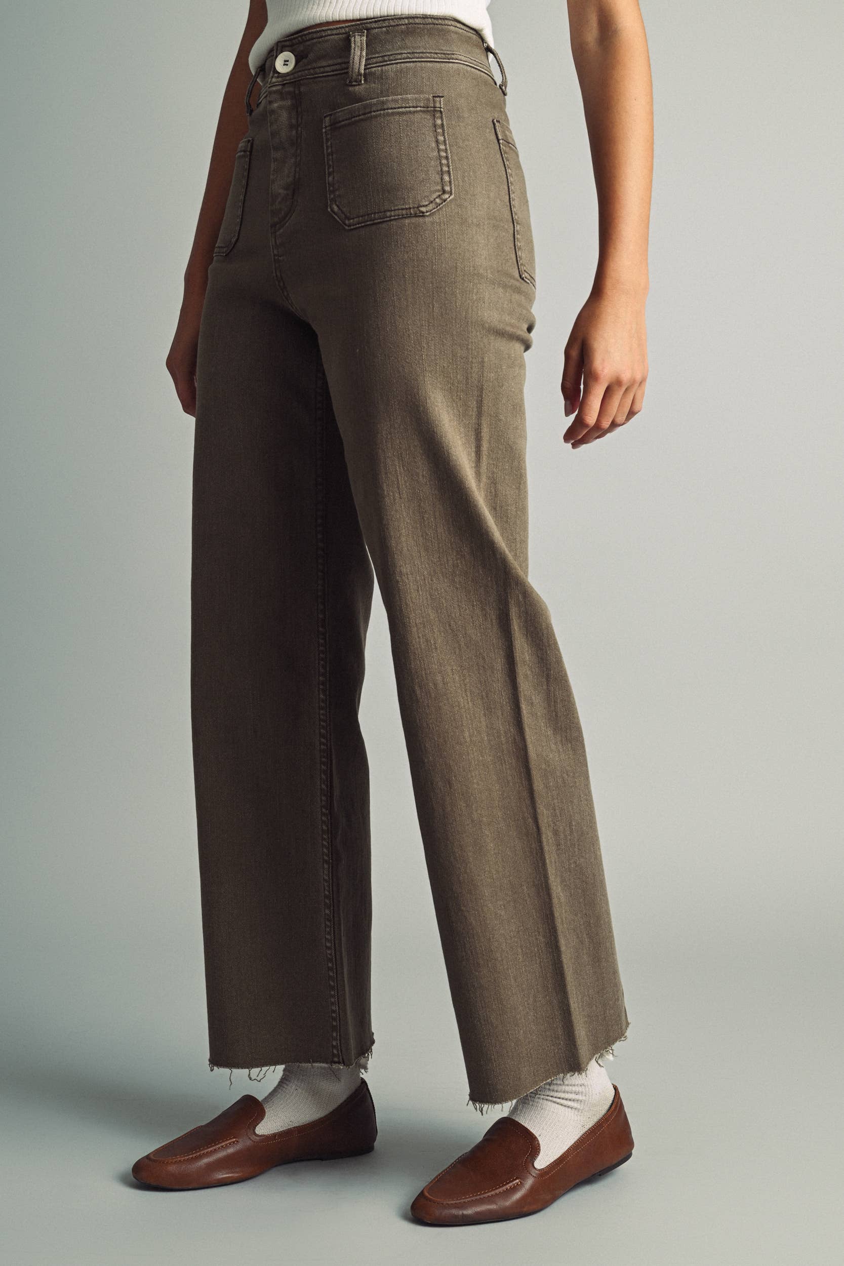 Florence Wide Leg Pocket Pants