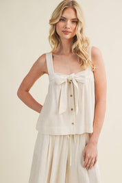Noa Bow Detail Tank