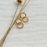 Gold Infinity Stud Earrings