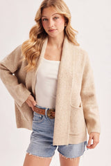Greta Oversized Shawl Collar Cardigan