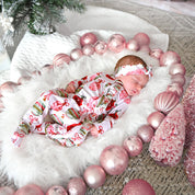 Ornate Ornaments Ruffle Zip
