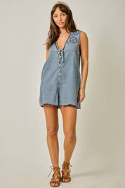 Bellamy Scallop Hem Romper