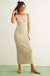 Noemi Ribbed Knit Maxi Dress
