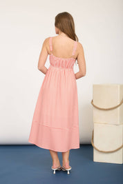 Sweetheart Stripe Midi Dress