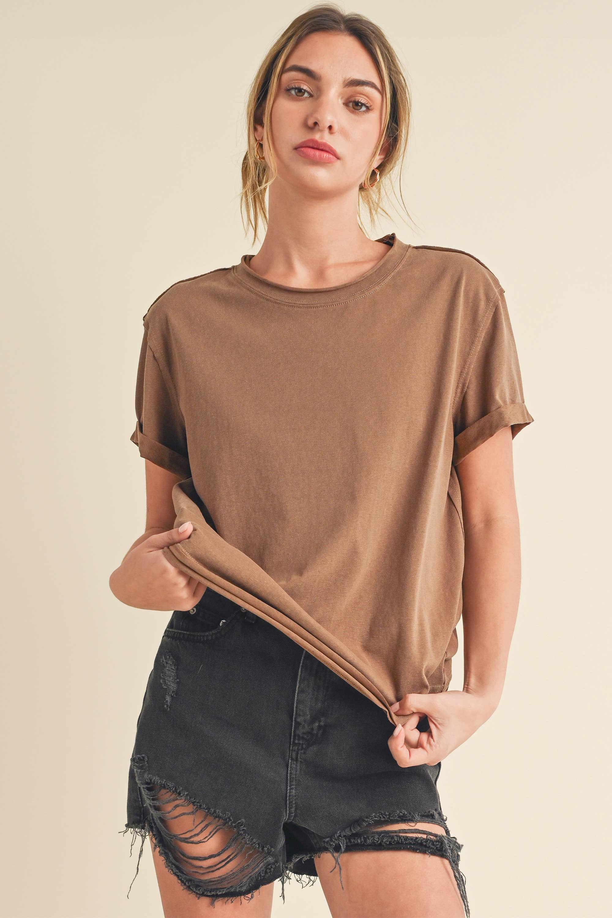 8314DN Mali Baby Tee Short Sleeve Top