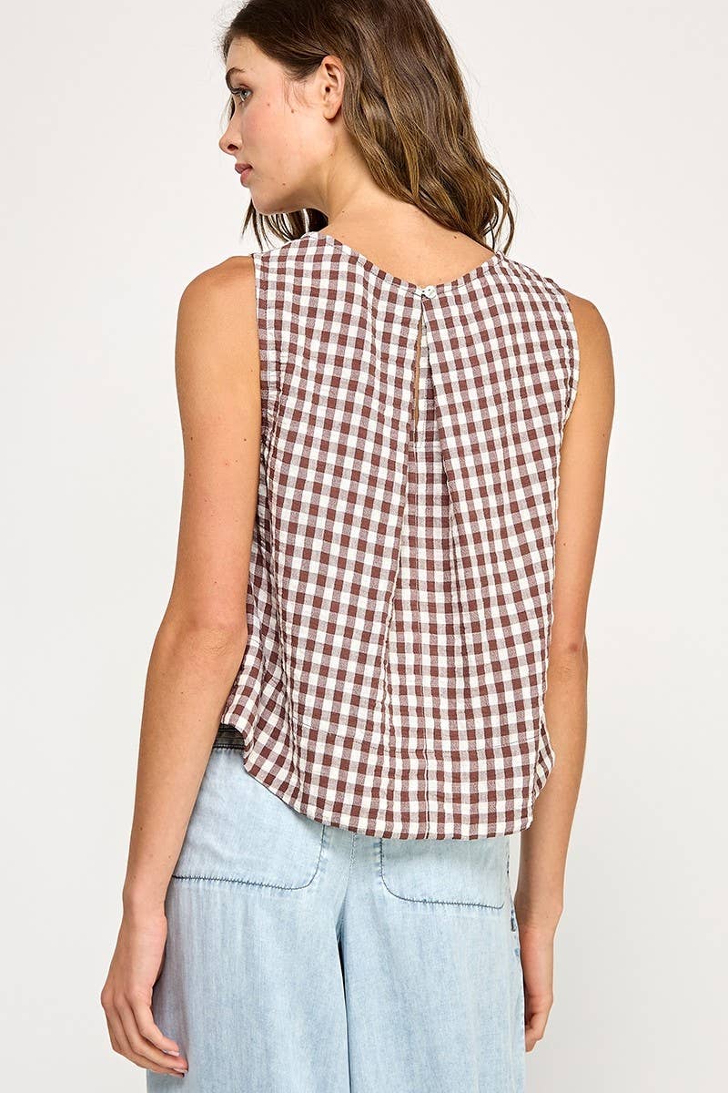 Gingham Tank