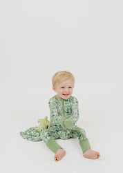 Save the Sea Turtles Bamboo Convertible Baby Pajamas