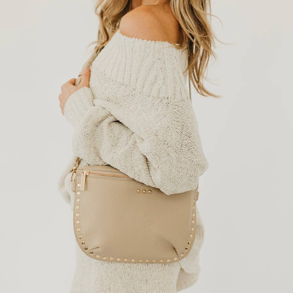 Pebble Sabrina Studded Bum Bag