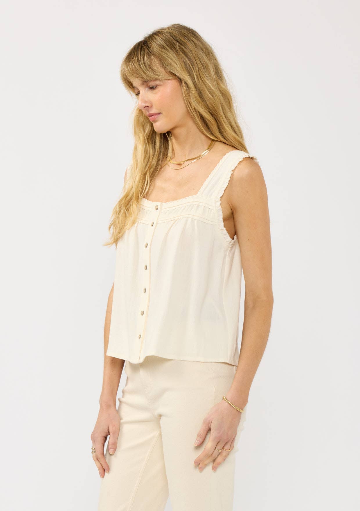 Ela Lace Trim Tank