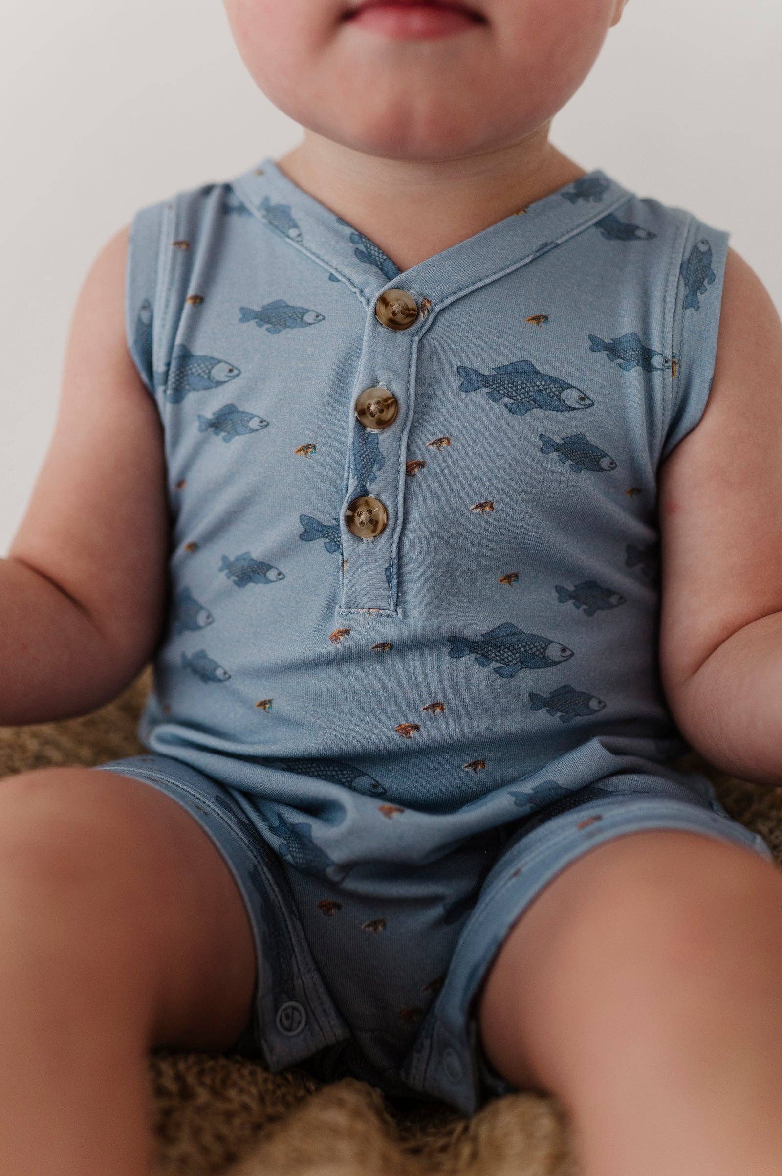 Babysprouts Boy's Sleeveless Romper