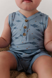 Babysprouts Boy's Sleeveless Romper