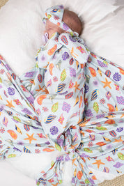 Beach Seashells Everything Blanket