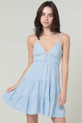 Isla Eyelet Tie-Back Dress
