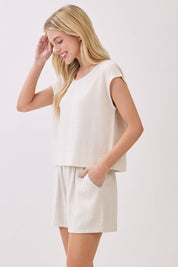Verona Ruffle Waist Shorts