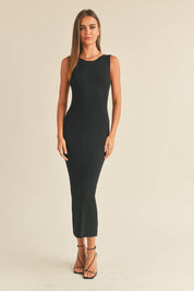 Noemi Ribbed Knit Maxi Dress