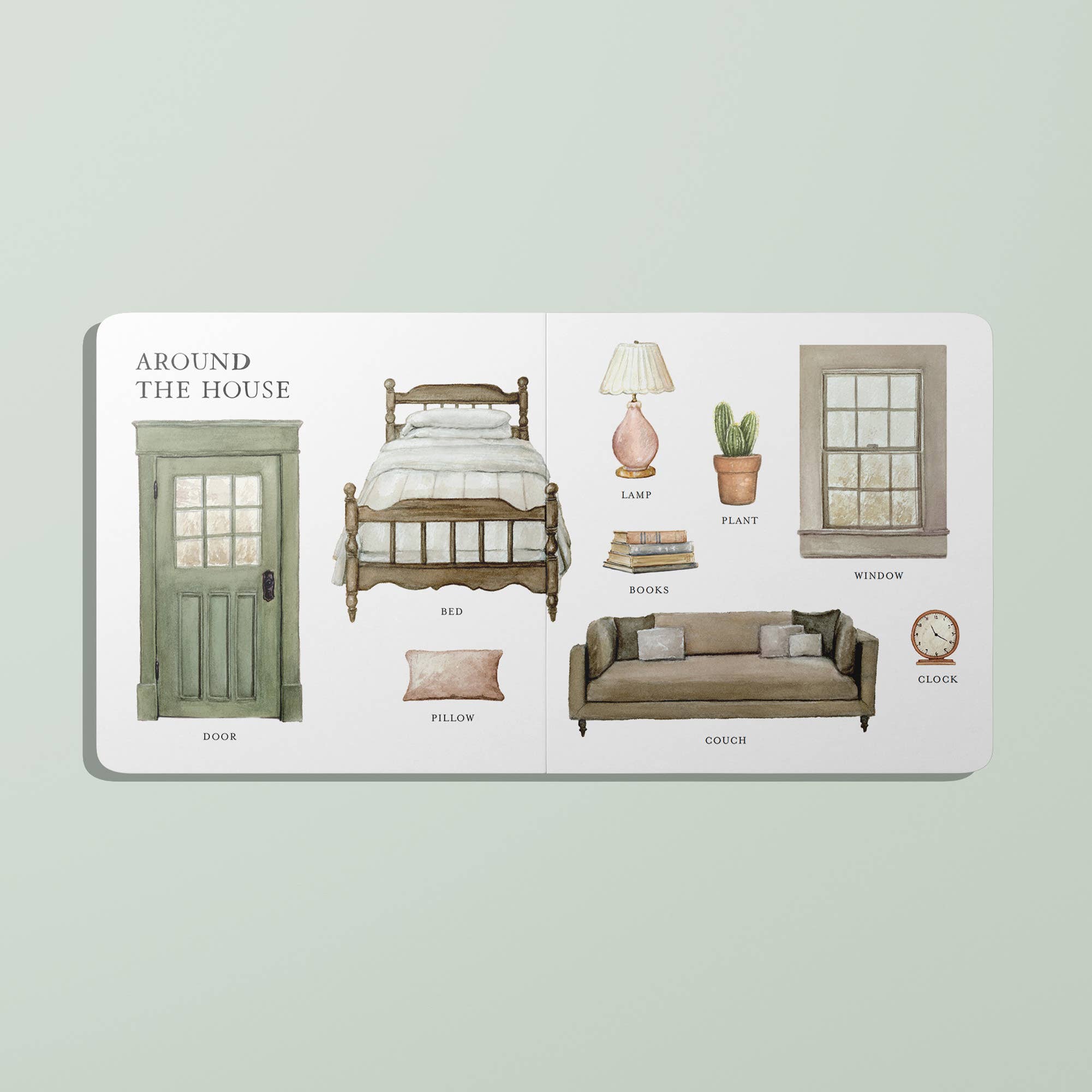 Our Big Book of First Words – Watercolor Board Book