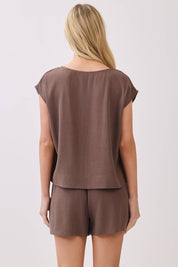 Verona Ruffle Waist Shorts