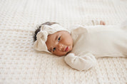Vanilla Organic Cotton Ribbed Zipper