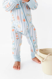 Boardwalk Buddies Blue Convertible Footies