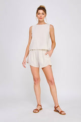 Solea Lace Trim Top