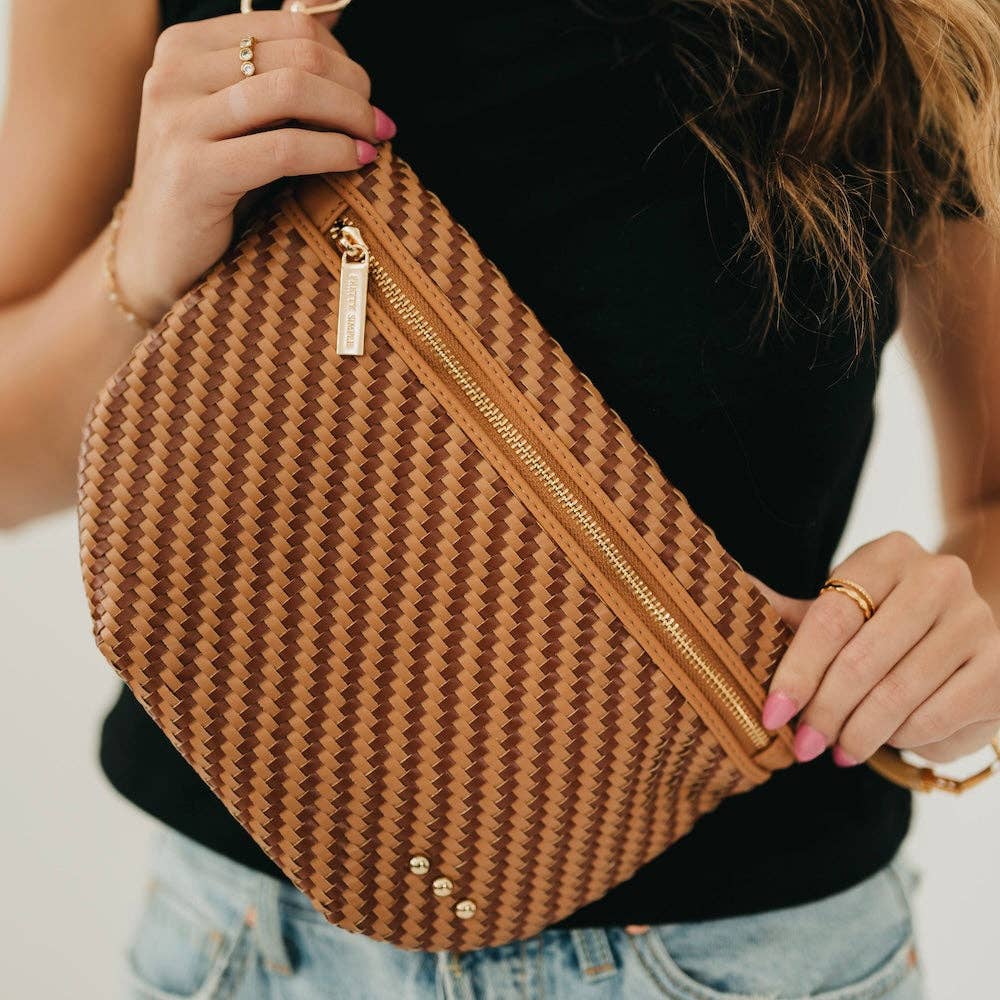 Diagonal Woven Westlyn Bum Bag