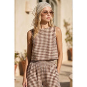 Gingham Tank